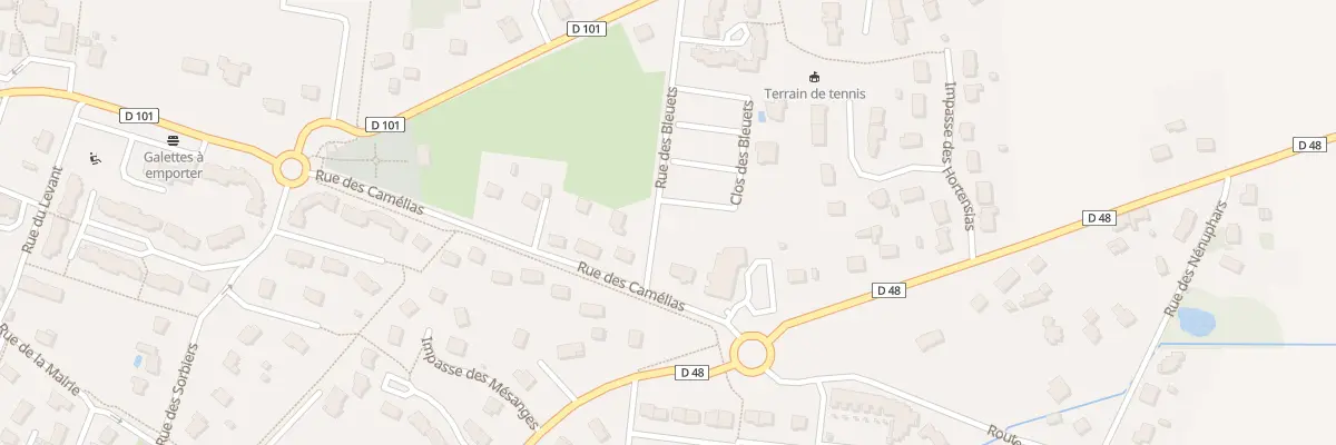 Plan du 1 Clos des Bleuets à Crevin