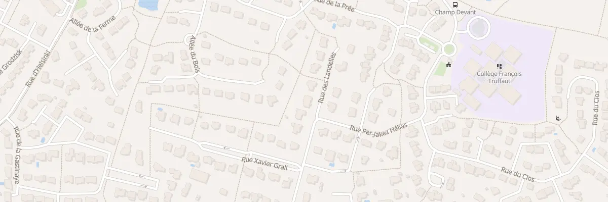 Plan du 5 Rue des Landelles à Betton