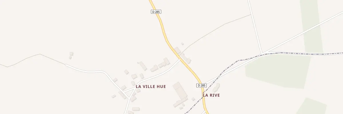 Plan du 5490 La Ville Hue à La Boussac