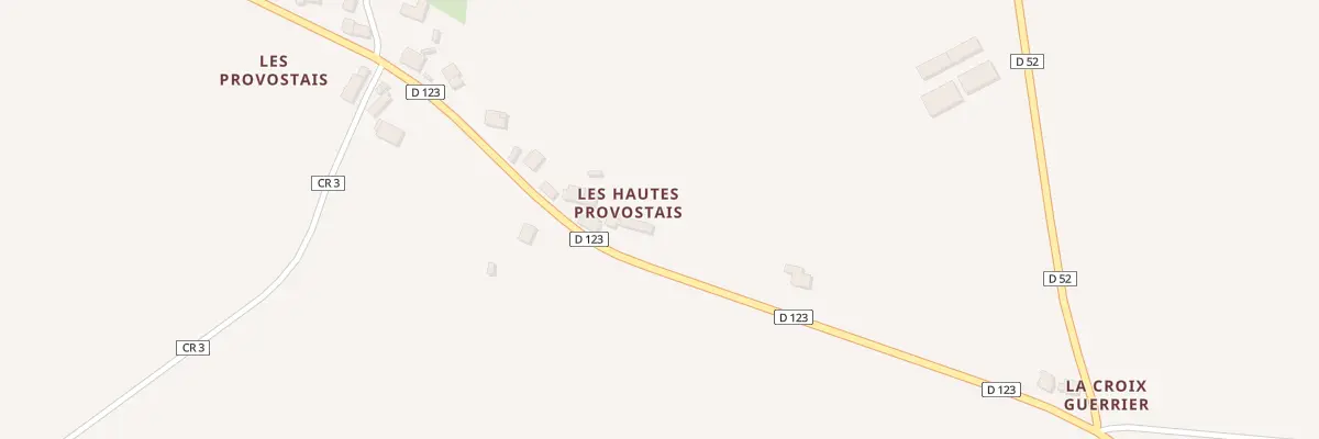 Plan du 2 Les Provostais à Mouais