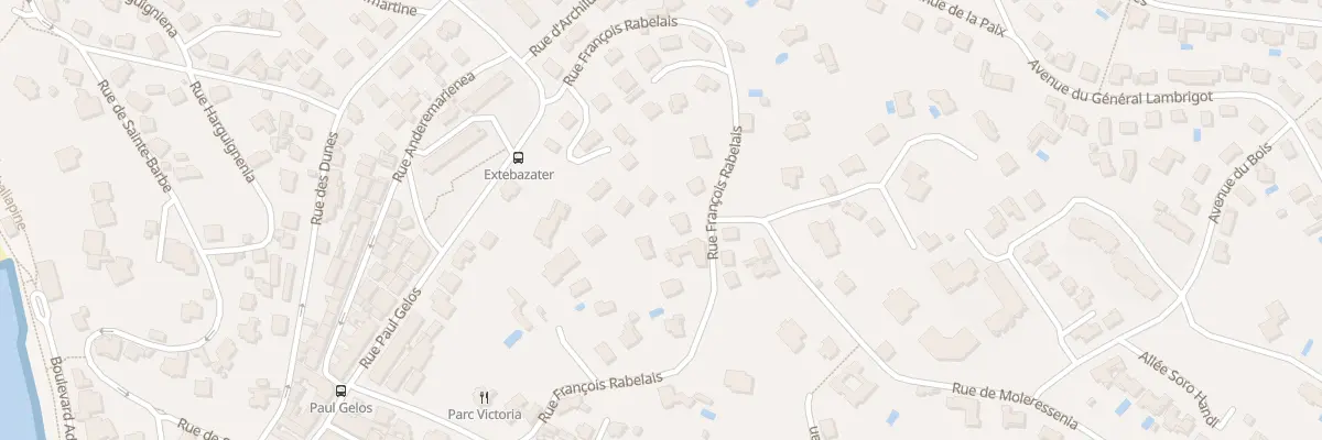 Plan du 11 Rue François Rabelais à Saint-Jean-de-Luz