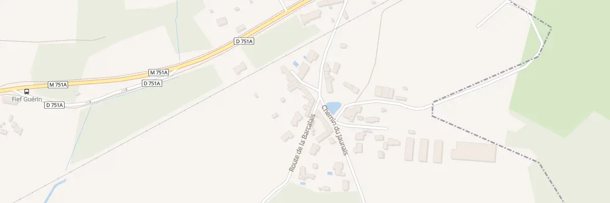 Plan du 13 Rte de la Barcalais à Bouaye