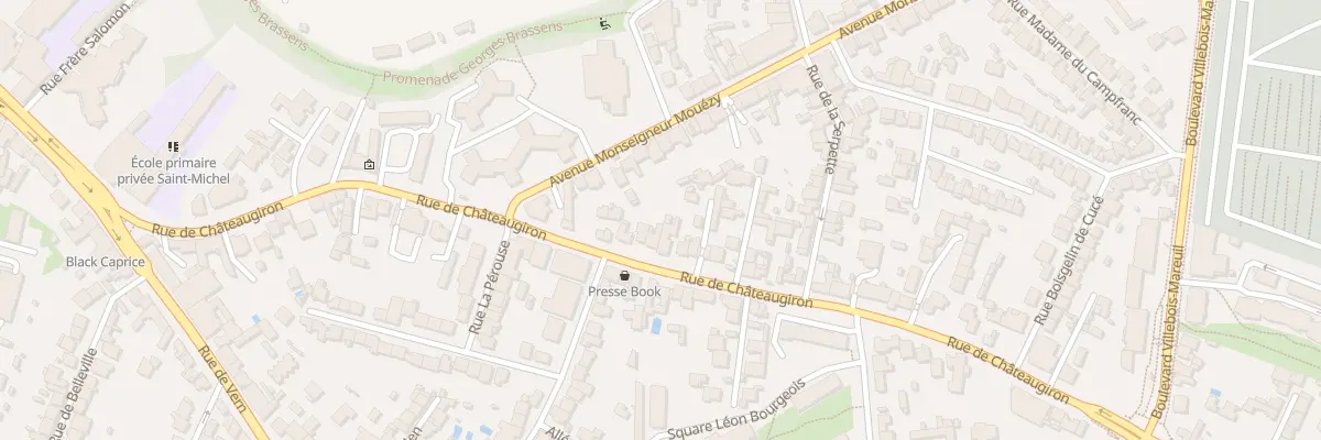 Plan du 39B Rue de Châteaugiron à Rennes