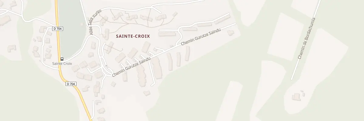 Plan du 20 Che de Gurutze Saindu à Ciboure