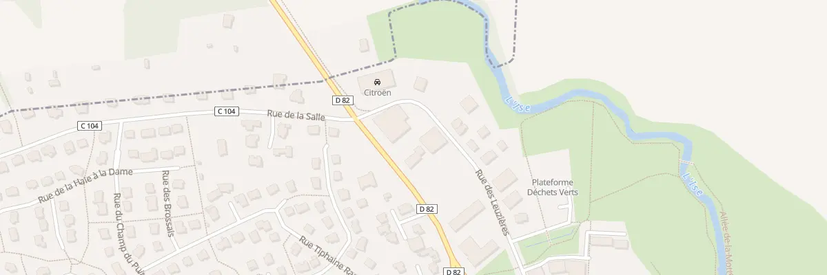 Plan du 13 Rue des Leuzières à Saint-Erblon