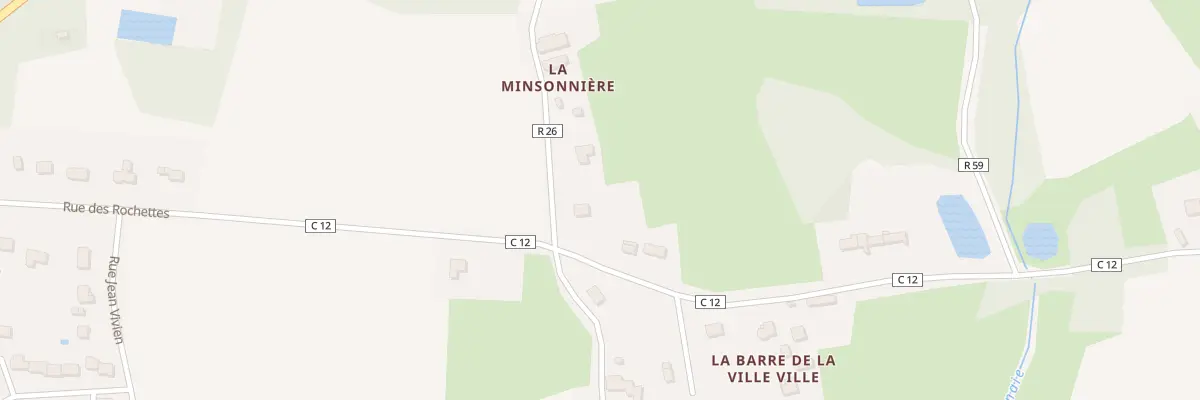 Plan du 26 La Minsonnière à La Grigonnais