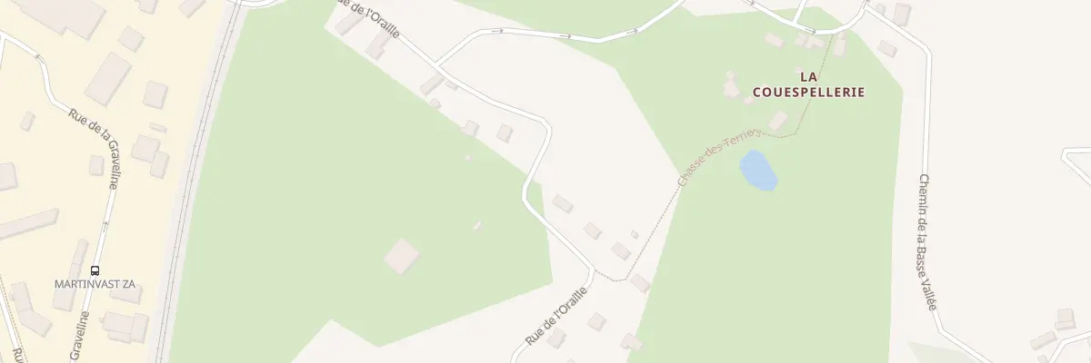 Plan du 84 Rue de l’Oraille à Martinvast