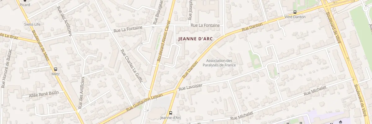 Plan du 35 Rue Danton à Rennes