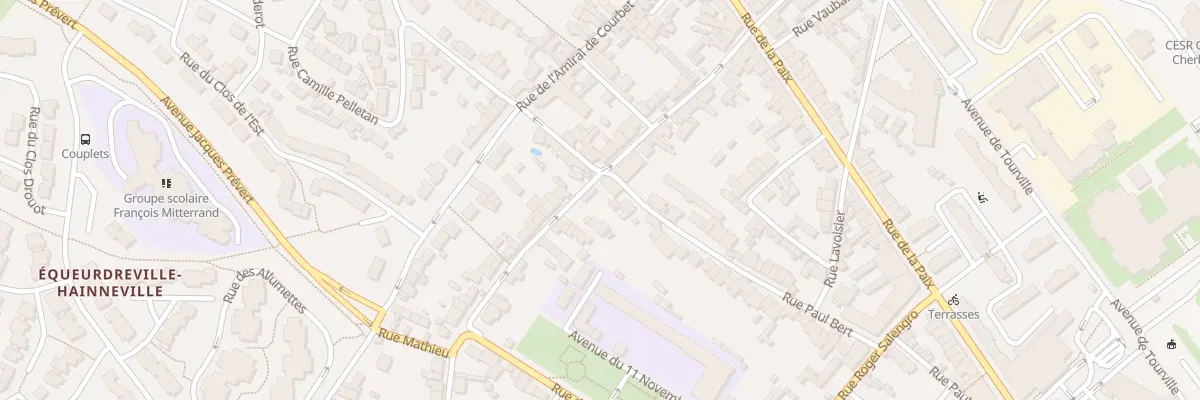 Plan du 35 Rue Carnot - Equeurdreville à Cherbourg-en-Cotentin