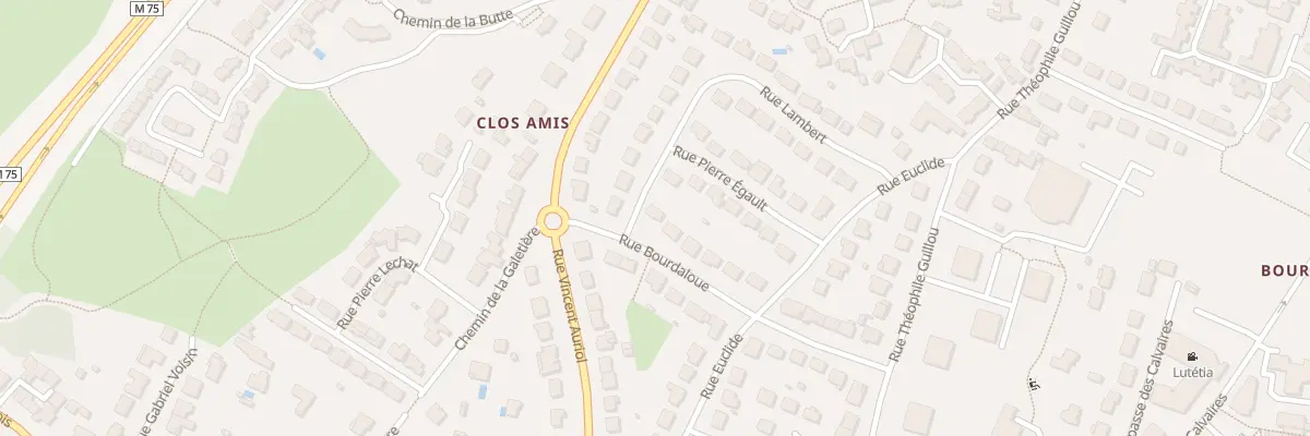 Plan du 12 Rue Bourdaloue à Saint-Herblain