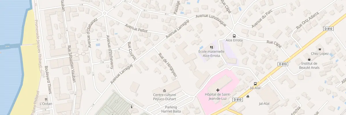 Plan du 3 Rue de Hirigoyen à Saint-Jean-de-Luz