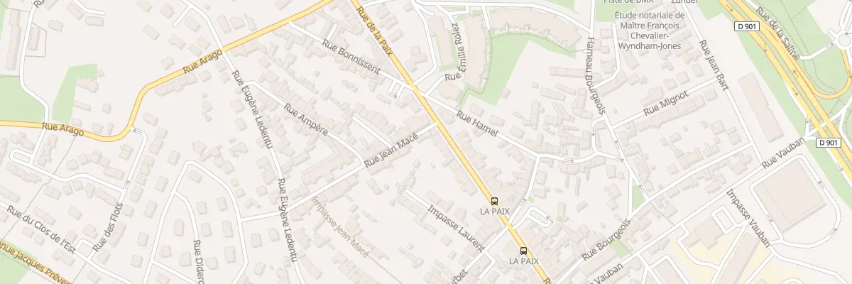 Plan du 203 Rue de la Paix Equeurdreville à Cherbourg-en-Cotentin