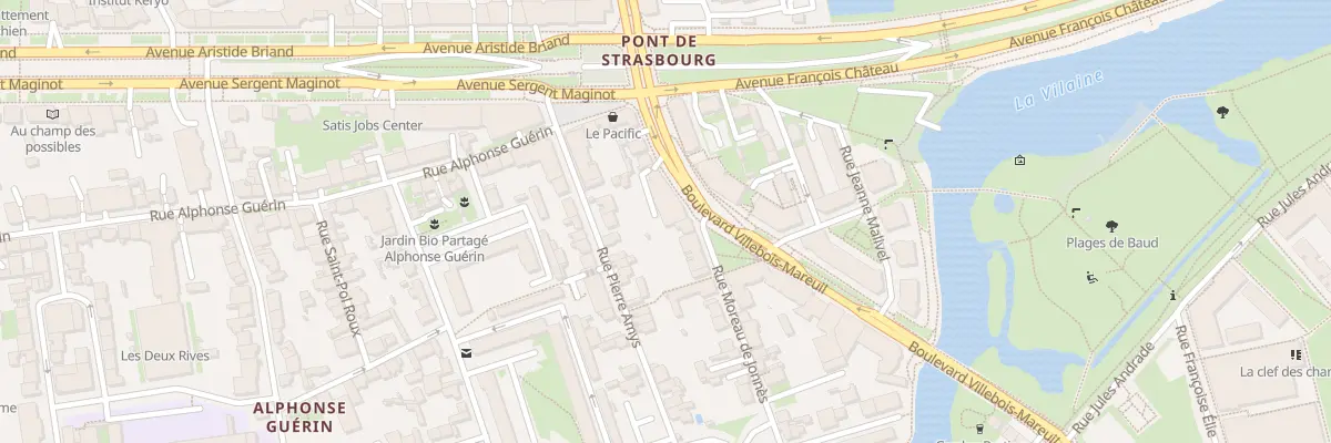 Plan du 8 Bd Villebois-Mareuil à Rennes
