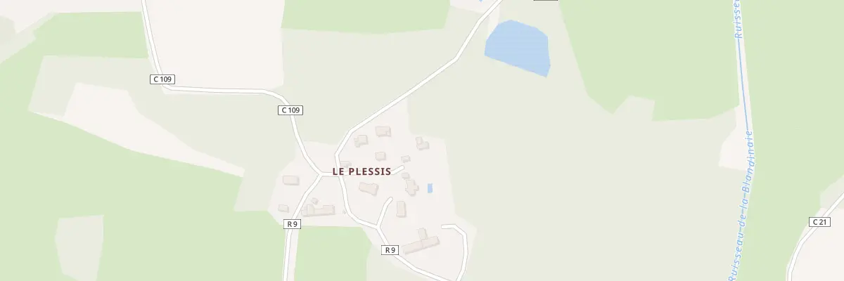 Plan du 5 Le Plessis à La Grigonnais