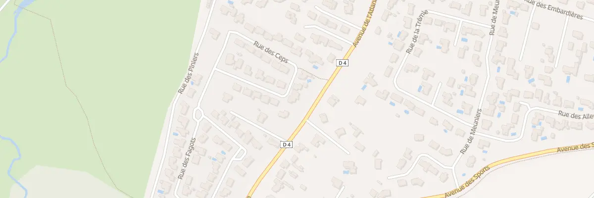 Plan du 341 Rue des Ceps à Talmont-Saint-Hilaire