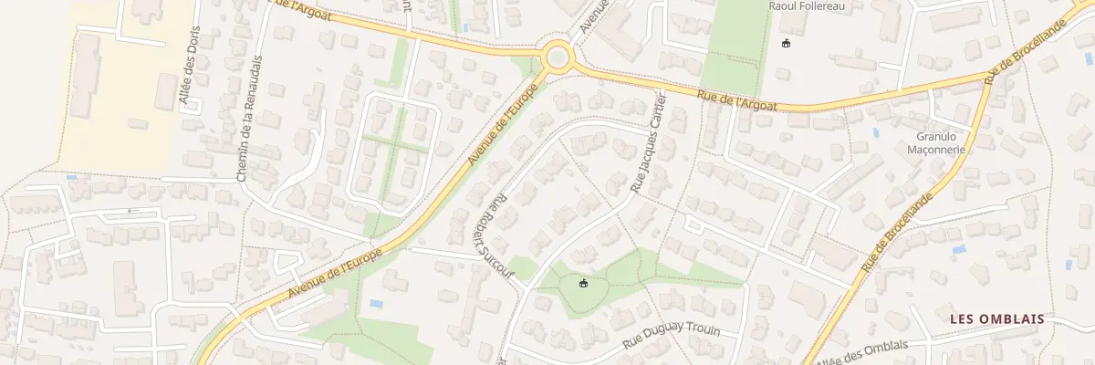 Plan du 12 Rue Surcouf à Betton
