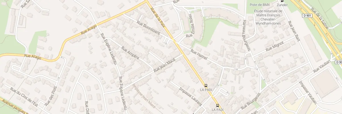Plan du 8 Rue Jean Mace Equeurdreville à Cherbourg-en-Cotentin