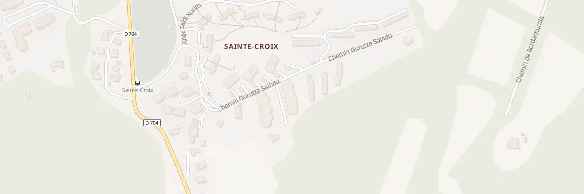 Plan du 18 Che de Gurutze Saindu à Ciboure