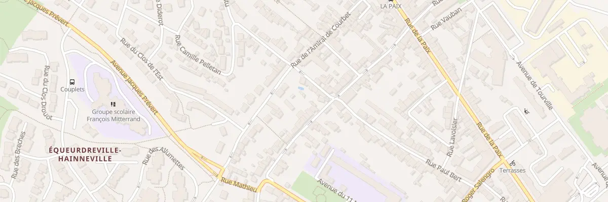 Plan du 48 Rue Carnot - Equeurdreville à Cherbourg-en-Cotentin