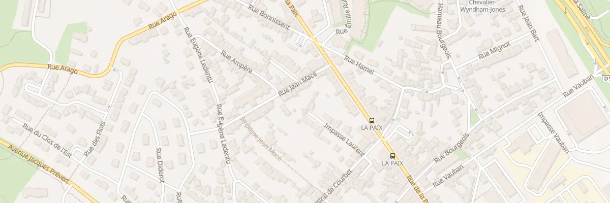 Plan du 13 Rue Jean Mace Equeurdreville à Cherbourg-en-Cotentin