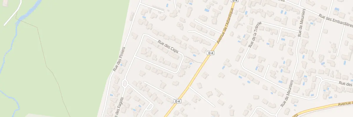Plan du 266 Rue des Ceps à Talmont-Saint-Hilaire