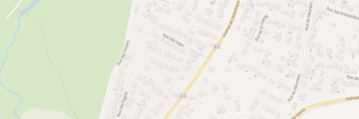 Plan du 380 Rue des Ceps à Talmont-Saint-Hilaire