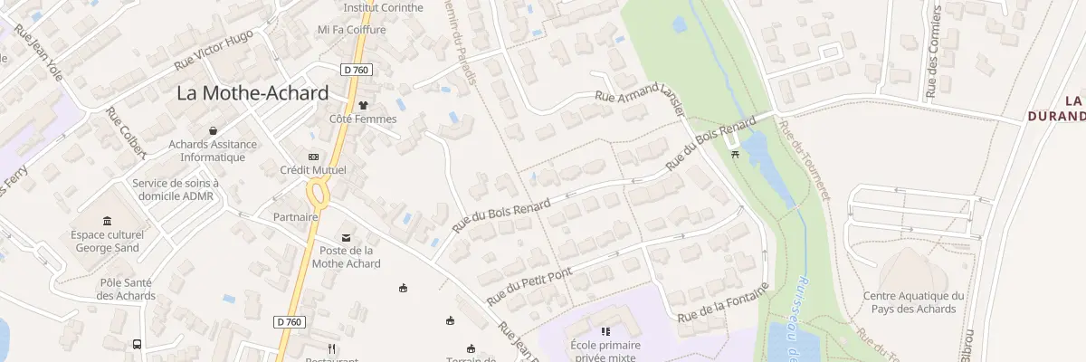 Plan du 9 Rue du Bois Renard aux Achards