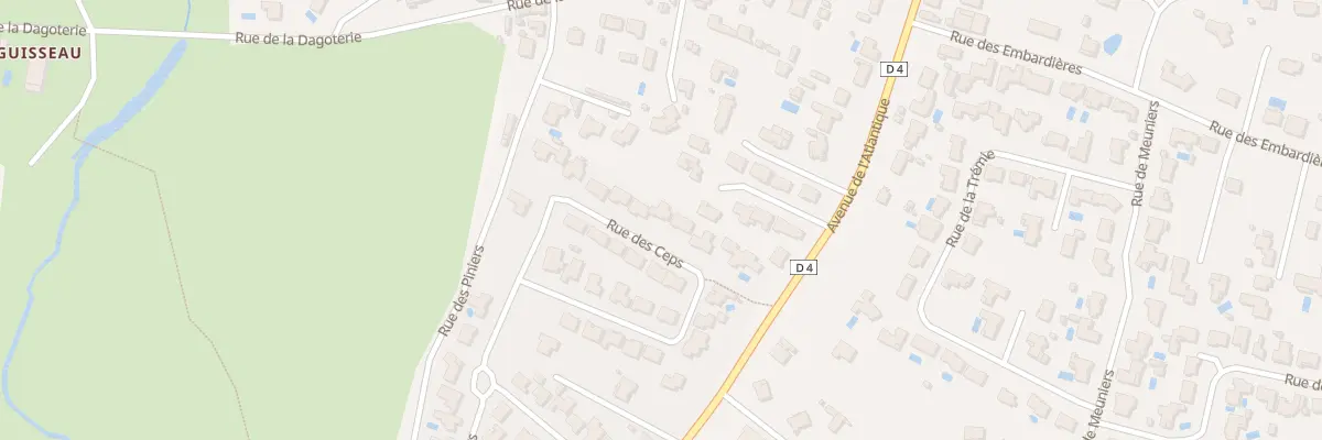 Plan du 233 Rue des Ceps à Talmont-Saint-Hilaire