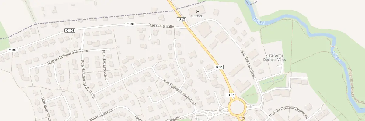 Plan du 10 Rue de la Grande Pérelle à Saint-Erblon