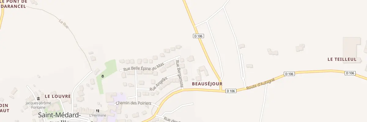 Plan du 8 Rue Bergamote à Saint-Médard-sur-Ille