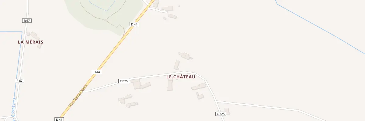 Plan du 1 Le Haut Château à Derval
