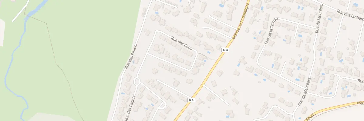 Plan du 396 Rue des Ceps à Talmont-Saint-Hilaire