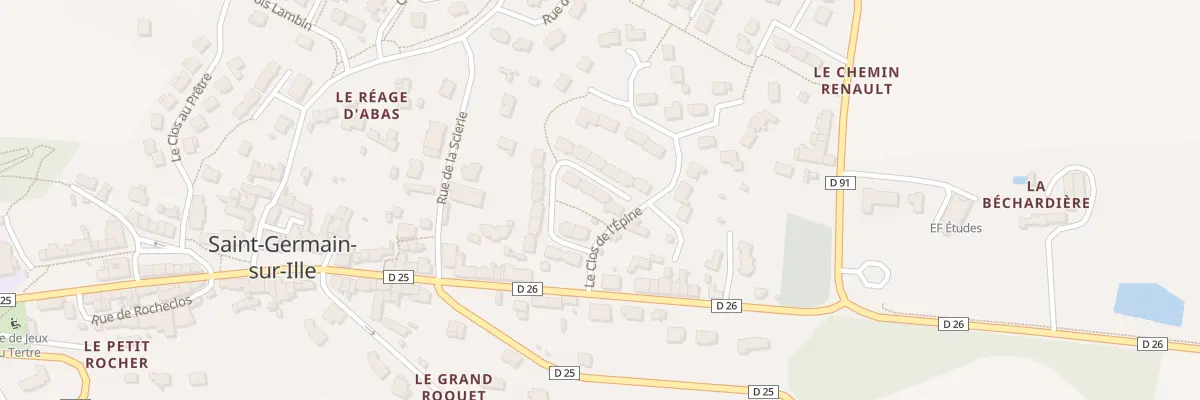 Plan du 10 Rue des Ajoncs à Saint-Germain-sur-Ille