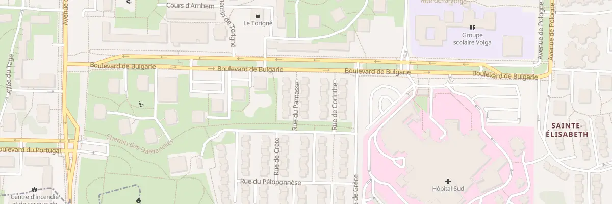 Plan du 7 Rue du Parnasse à Rennes
