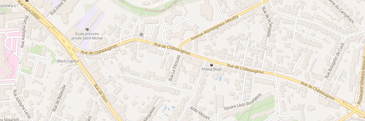 Plan du 32 Rue de Châteaugiron à Rennes