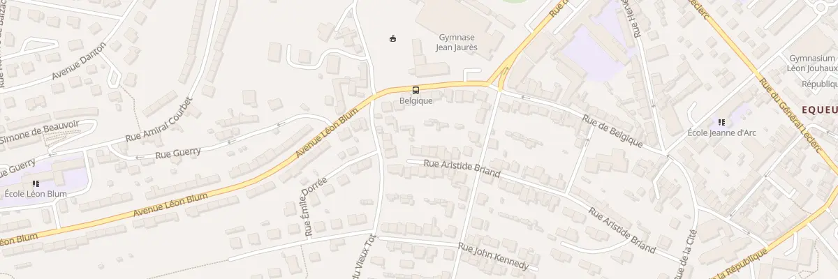 Plan du 3 Rue Aristide Briand Equeurdrev à Cherbourg-en-Cotentin
