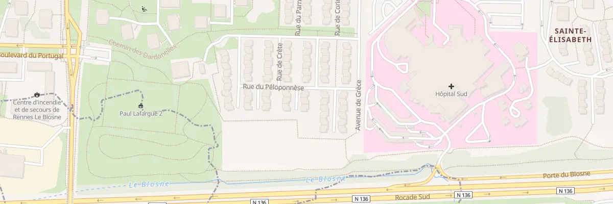 Plan du 3 Rue de Delphes à Rennes