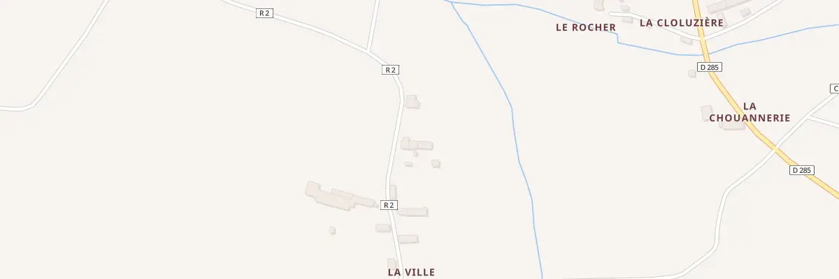 Plan du 20 La Ville Ameline à Broualan