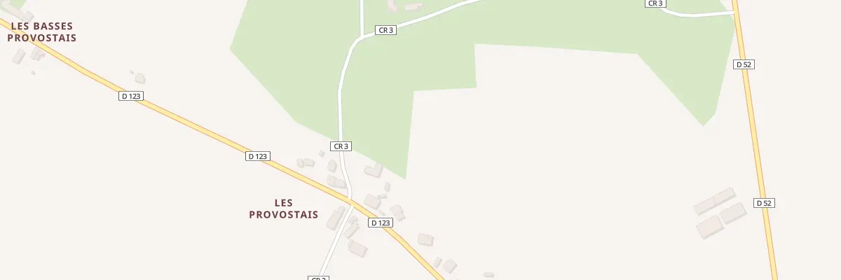 Plan du 14 Les Hautes Provostais à Mouais
