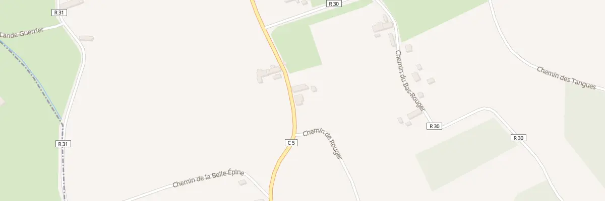 Plan du 5163 Le Bas Rouger à Saint-Broladre