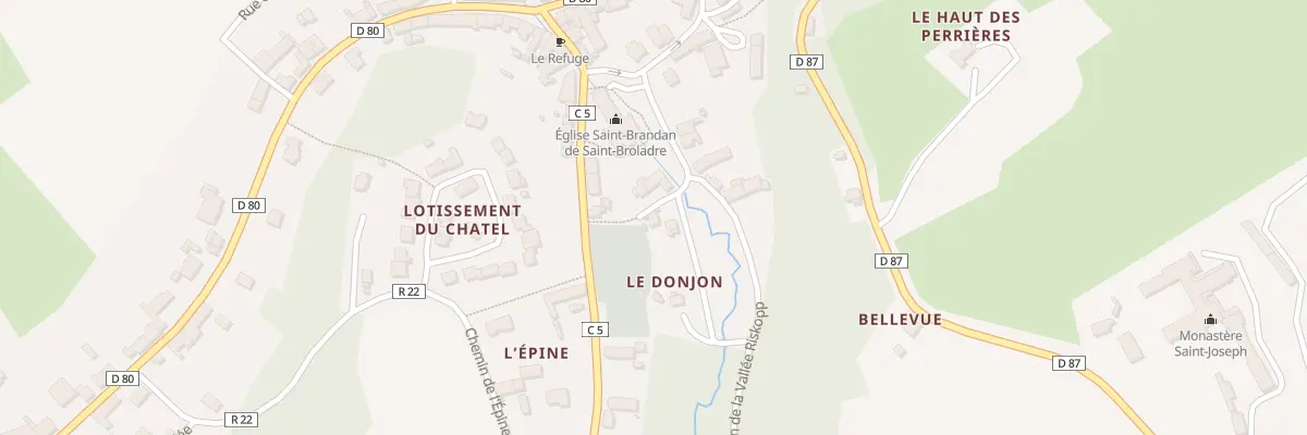 Plan du 3 Imp du Donjon à Saint-Broladre