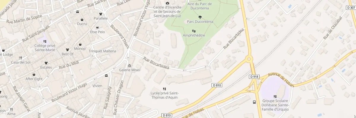 Plan du 17 Rue Biscarbidea à Saint-Jean-de-Luz