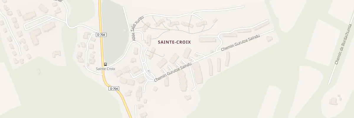 Plan du 7 Che de Gurutze Saindu à Ciboure