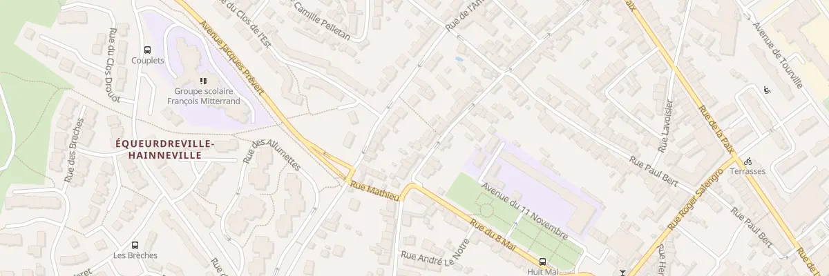 Plan du 76 Rue Carnot - Equeurdreville à Cherbourg-en-Cotentin