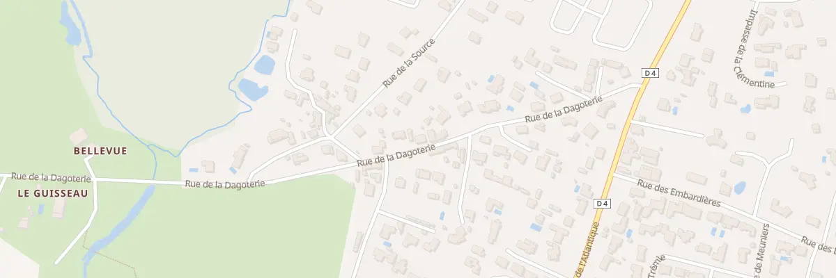 Plan du 268 Rue de la Dagoterie à Talmont-Saint-Hilaire
