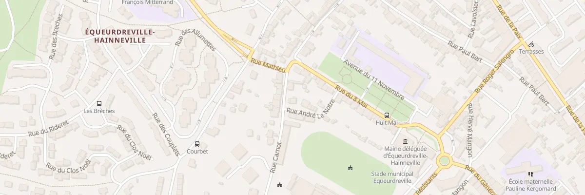 Plan du 20 Rue Andre Lenotre à Cherbourg-en-Cotentin