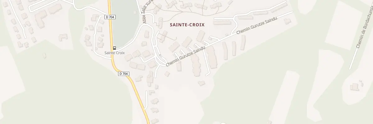 Plan du 1 Che de Gurutze Saindu à Ciboure