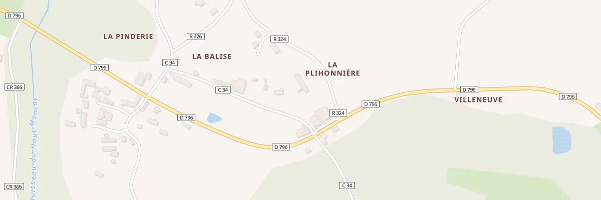 Plan du 5246 La Plihonniere à Cuguen