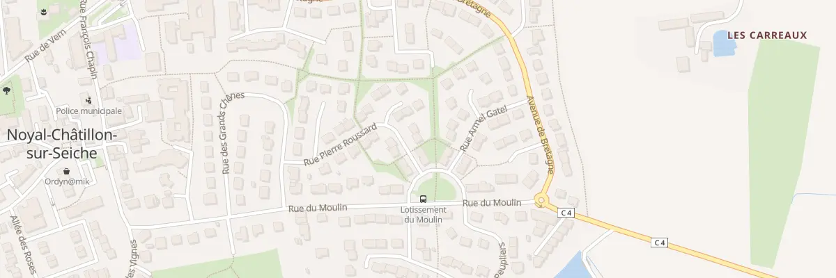 Plan du 4 Rue Pierre Roussard à Noyal-Châtillon-sur-Seiche