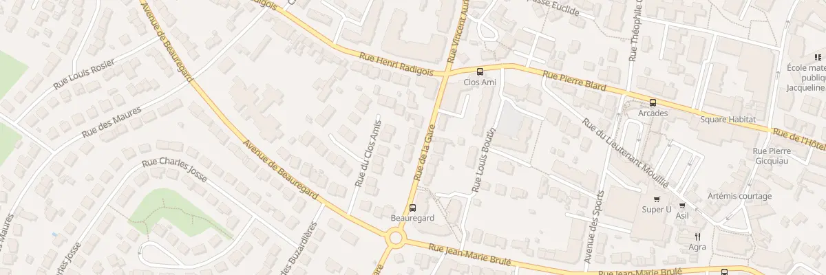 Plan du 8 Rue de la Gare à Saint-Herblain